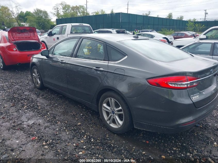 2018 Ford Fusion Se VIN: 3FA6P0HDXJR159953 Lot: 39392260