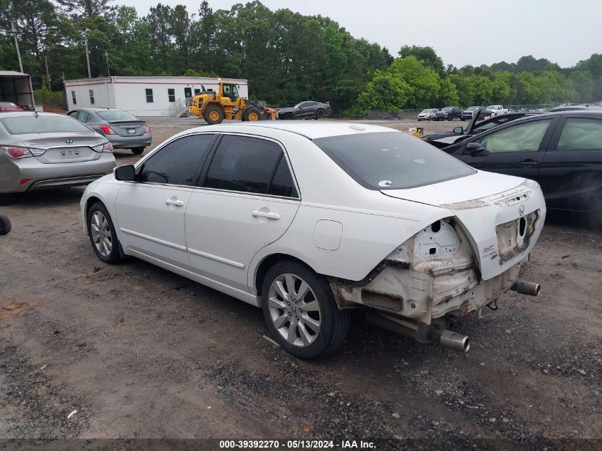 2007 Honda Accord 3.0 Ex VIN: 1HGCM66567A062712 Lot: 39392270