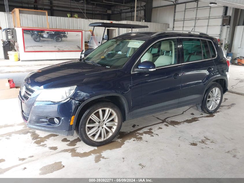 2011 Volkswagen Tiguan Se VIN: WVGAV7AX3BW523356 Lot: 39392271