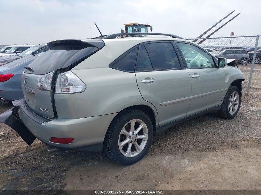 2009 Lexus Rx 350 VIN: 2T2GK31U99C069229 Lot: 39392275