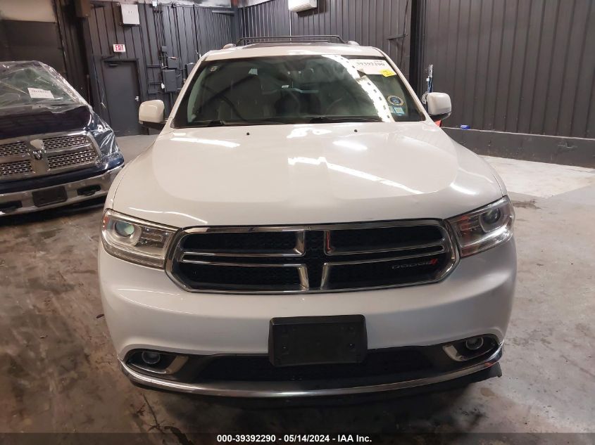 2014 Dodge Durango Limited VIN: 1C4RDJDG1EC301309 Lot: 39392290