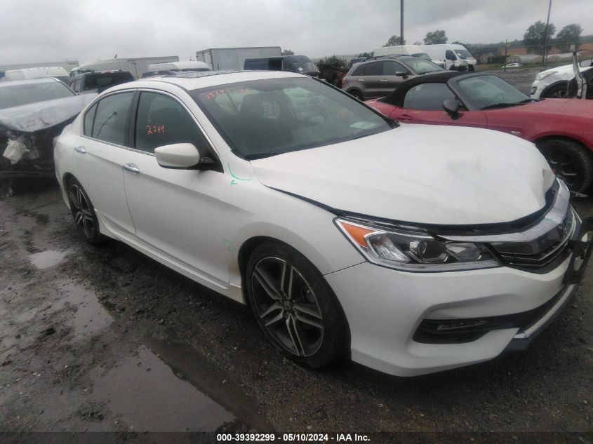 2016 Honda Accord Sport VIN: 1HGCR2F54GA128040 Lot: 39392299