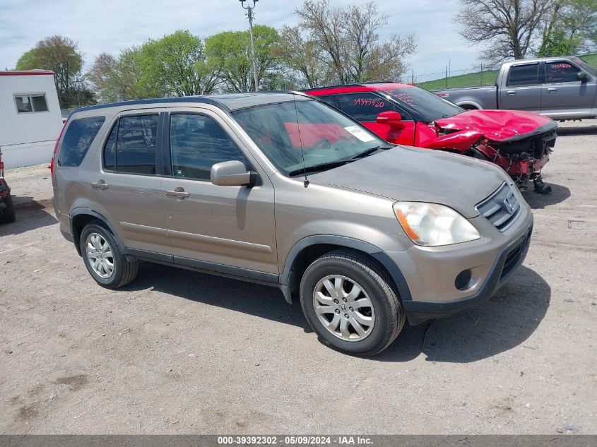 2006 Honda Cr-V Se VIN: JHLRD78926C025449 Lot: 39392302