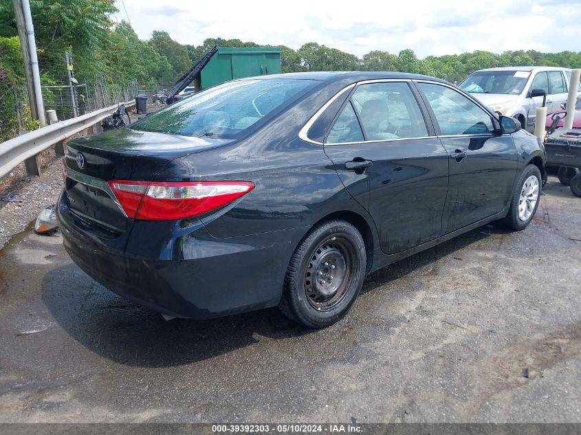 2016 Toyota Camry Le VIN: 4T4BF1FK6GR576783 Lot: 39392303