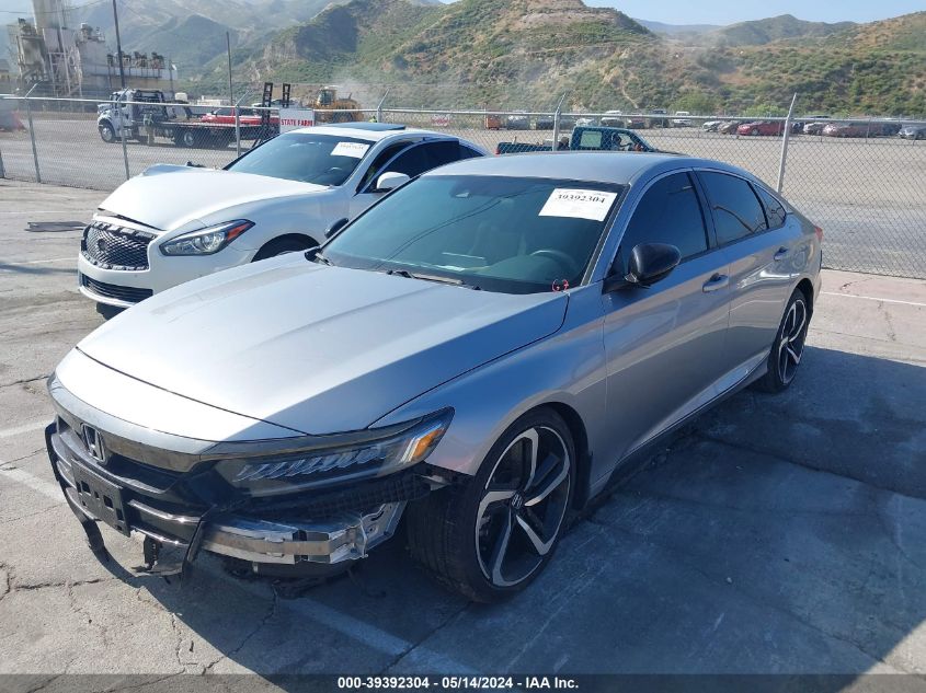 2022 Honda Accord Sport VIN: 1HGCV1F39NA054275 Lot: 39392304