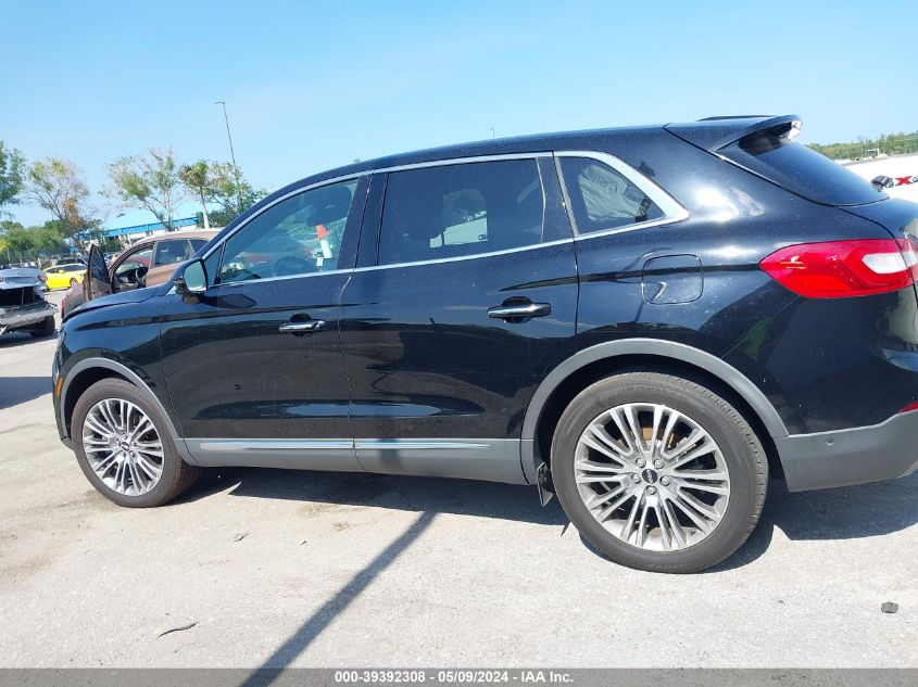 2016 Lincoln Mkx Reserve VIN: 2LMTJ6LP5GBL48682 Lot: 39392308