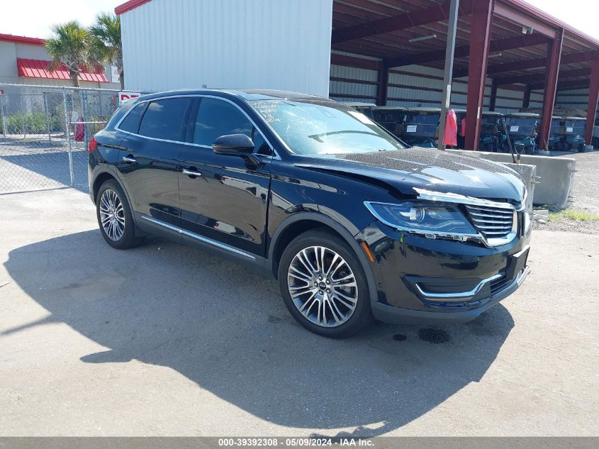 2016 Lincoln Mkx Reserve VIN: 2LMTJ6LP5GBL48682 Lot: 39392308