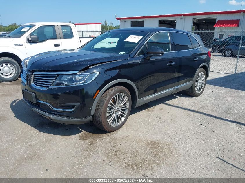 2016 Lincoln Mkx Reserve VIN: 2LMTJ6LP5GBL48682 Lot: 39392308