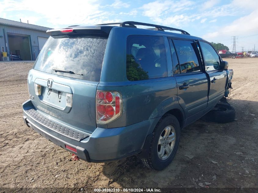 2007 Honda Pilot Lx VIN: 5FNYF28147B022038 Lot: 39392310