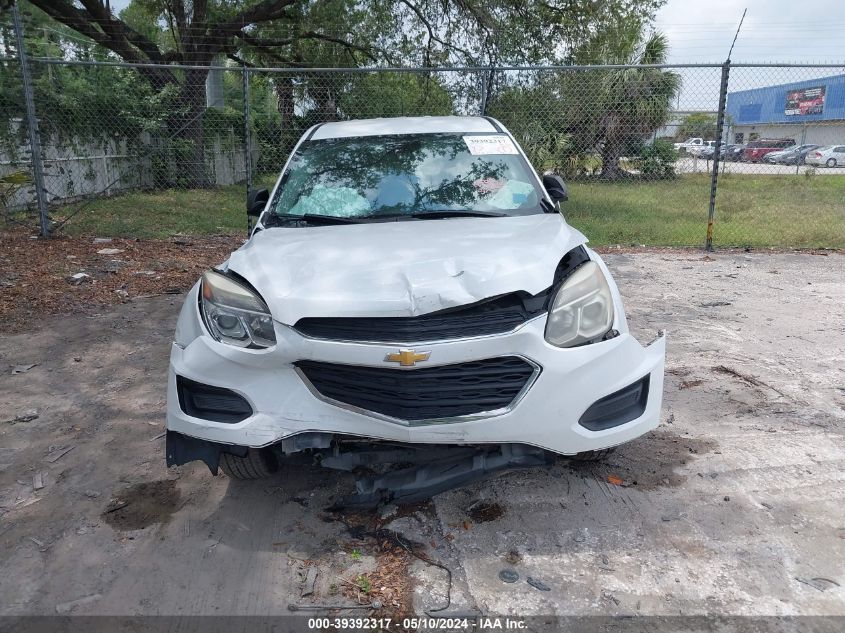 2017 Chevrolet Equinox Ls VIN: 2GNALBEK3H1594463 Lot: 39392317