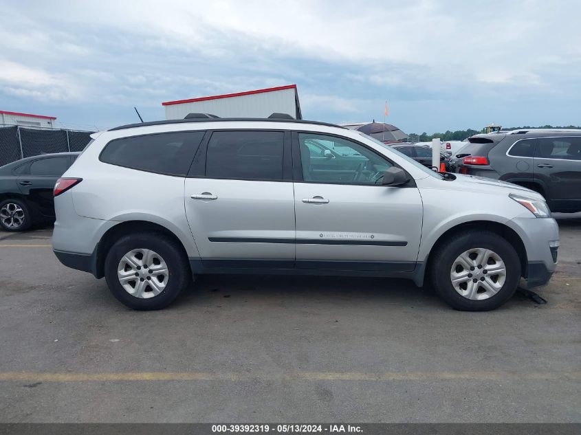 2016 Chevrolet Traverse Ls VIN: 1GNKRFED0GJ223213 Lot: 39392319