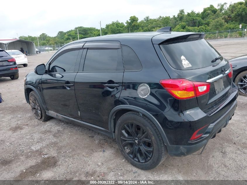 2019 Mitsubishi Outlander Sport 2.0 Le VIN: JA4AP3AU1KU029872 Lot: 39392322