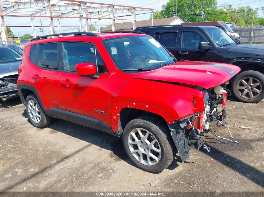 2020 Jeep Renegade Latitude 4X4 VIN: ZACNJBBB0LPL93779 Lot: 39392326