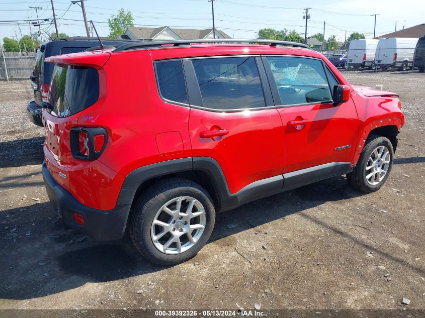 2020 Jeep Renegade Latitude 4X4 VIN: ZACNJBBB0LPL93779 Lot: 39392326