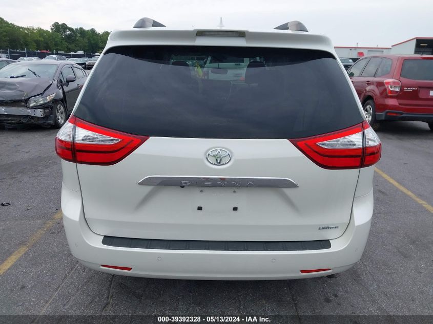 2018 Toyota Sienna Limited Premium 7 Passenger VIN: 5TDYZ3DC6JS916985 Lot: 39392328