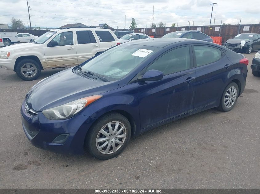 2011 Hyundai Elantra Gls VIN: 5NPDH4AE3BH050389 Lot: 39392333