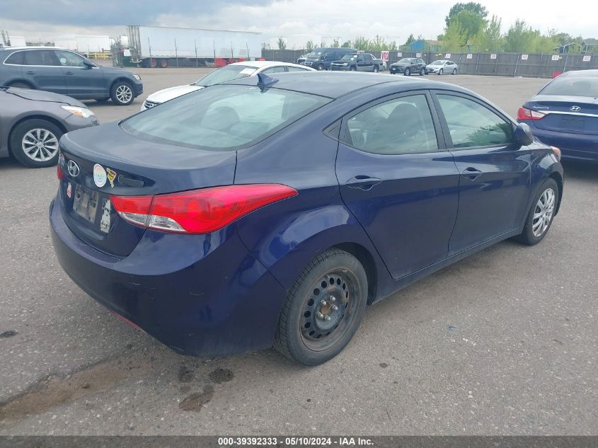 2011 Hyundai Elantra Gls VIN: 5NPDH4AE3BH050389 Lot: 39392333