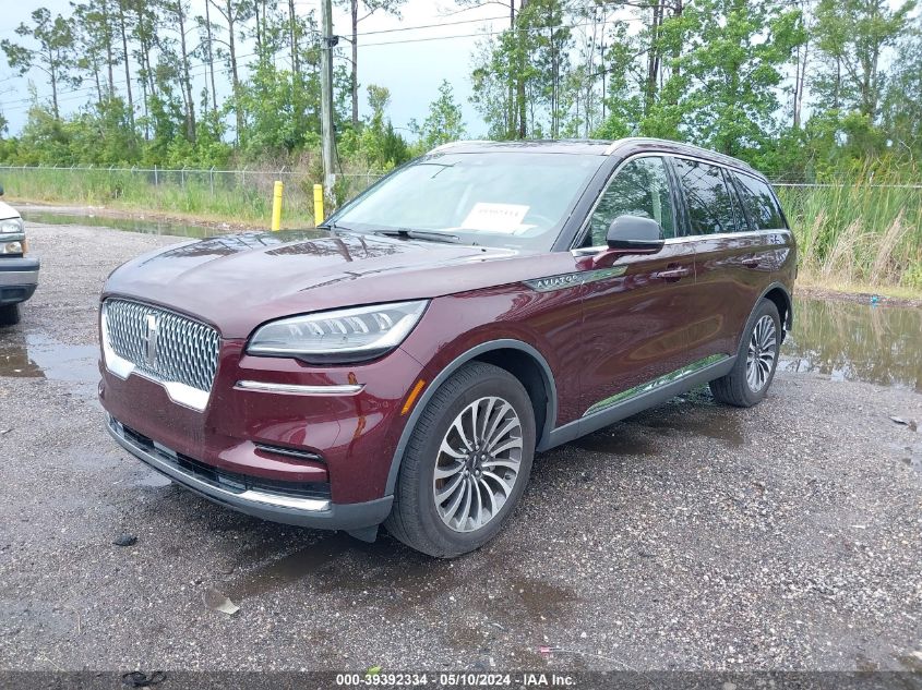 2022 Lincoln Aviator Reserve VIN: 5LM5J7WC4NGL03657 Lot: 39392334