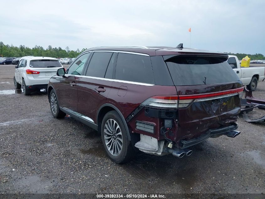 2022 Lincoln Aviator Reserve VIN: 5LM5J7WC4NGL03657 Lot: 39392334