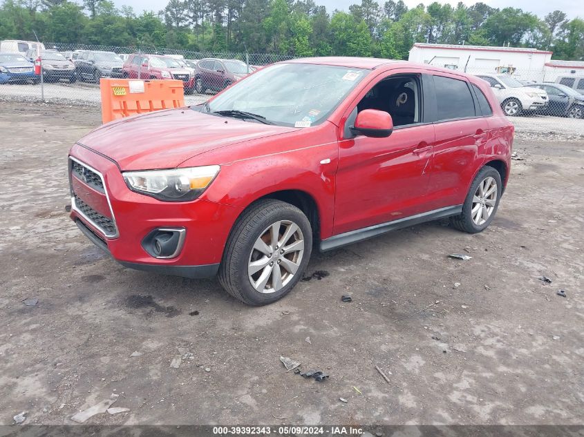 2013 Mitsubishi Outlander Sport Es VIN: 4A4AP3AU5DE012374 Lot: 39392343