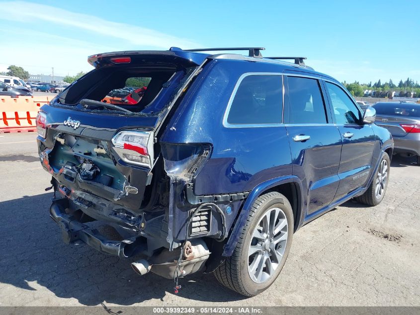 2017 Jeep Grand Cherokee Overland 4X4 VIN: 1C4RJFCG6HC811330 Lot: 39392349