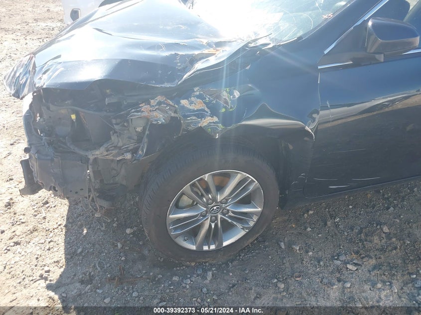 2016 Toyota Camry Se VIN: 4T1BF1FK2GU160580 Lot: 39392373