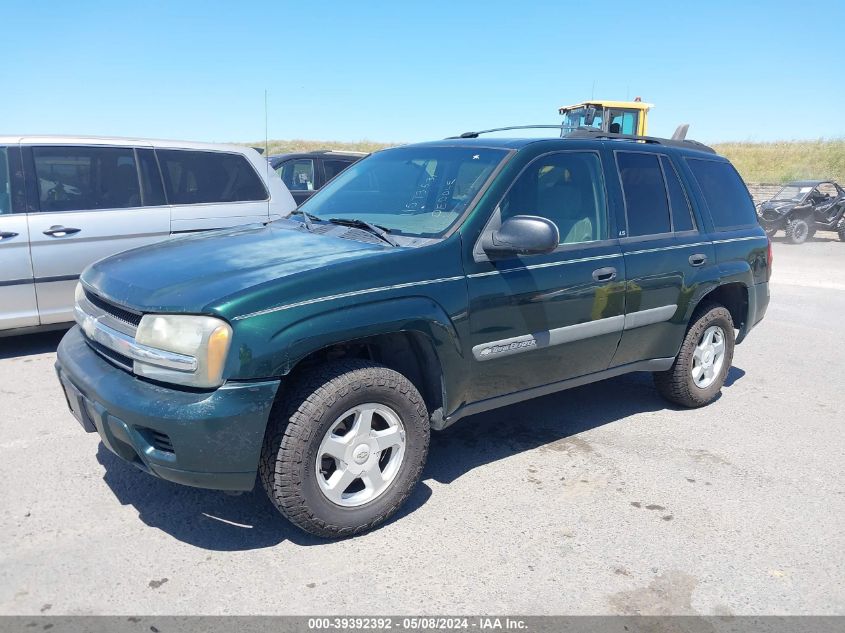 2003 Chevrolet Trailblazer Ls VIN: 1GNDS13S432144830 Lot: 39392392