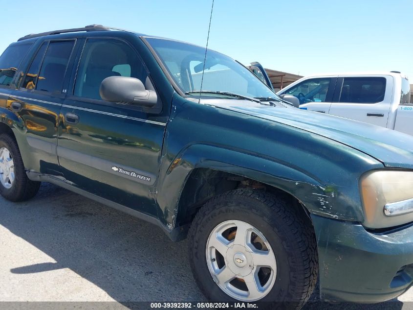 2003 Chevrolet Trailblazer Ls VIN: 1GNDS13S432144830 Lot: 39392392