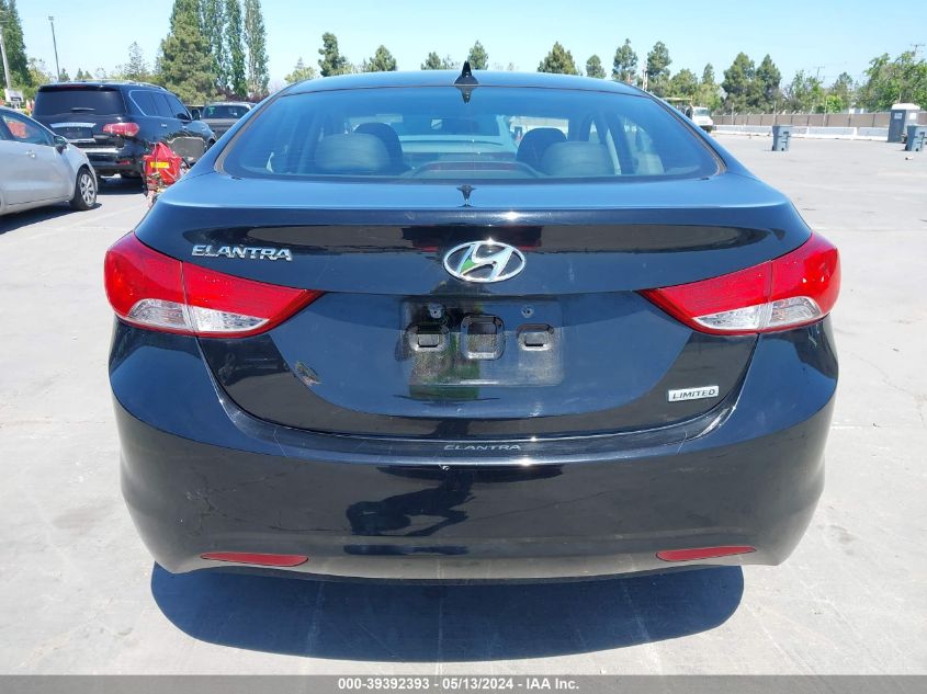 2013 Hyundai Elantra Limited VIN: 5NPDH4AE2DH211527 Lot: 39392393