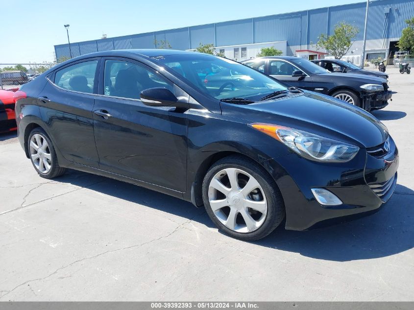 2013 Hyundai Elantra Limited VIN: 5NPDH4AE2DH211527 Lot: 39392393