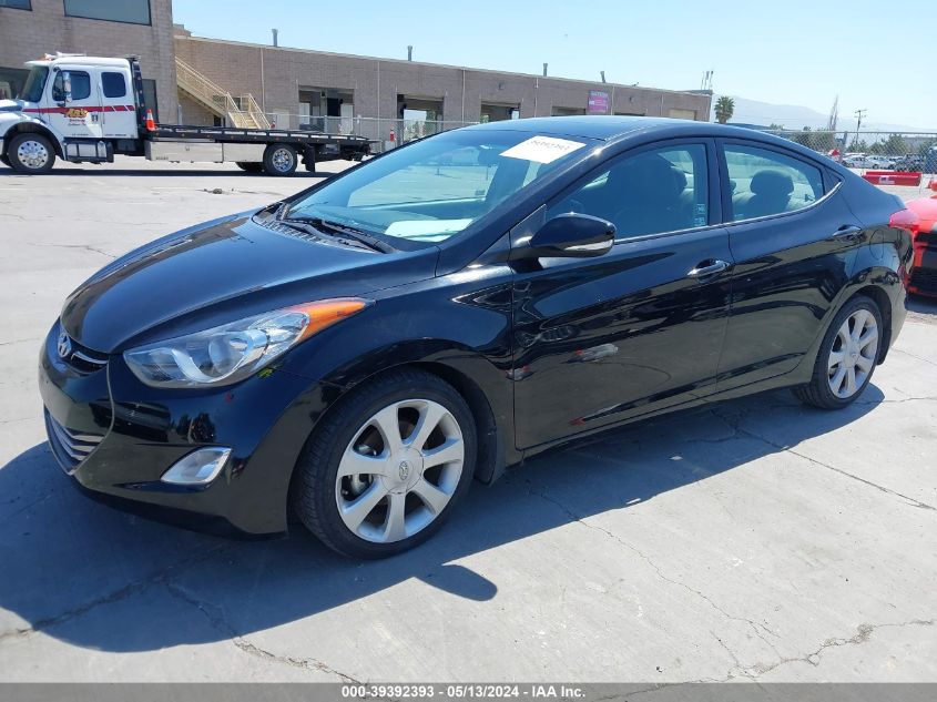 2013 Hyundai Elantra Limited VIN: 5NPDH4AE2DH211527 Lot: 39392393