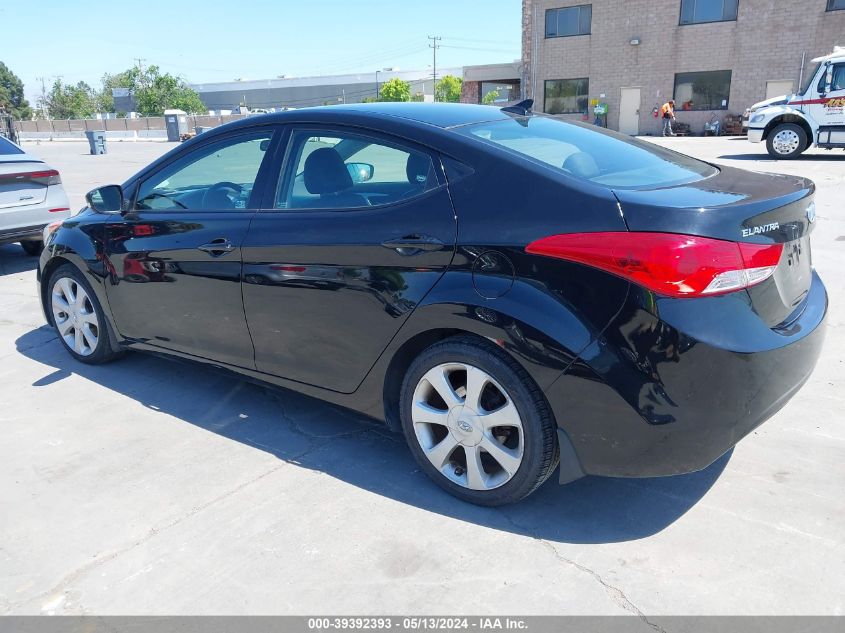 2013 Hyundai Elantra Limited VIN: 5NPDH4AE2DH211527 Lot: 39392393