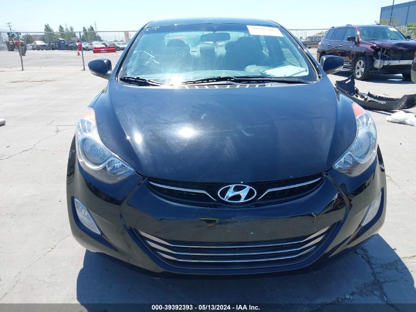 2013 Hyundai Elantra Limited VIN: 5NPDH4AE2DH211527 Lot: 39392393