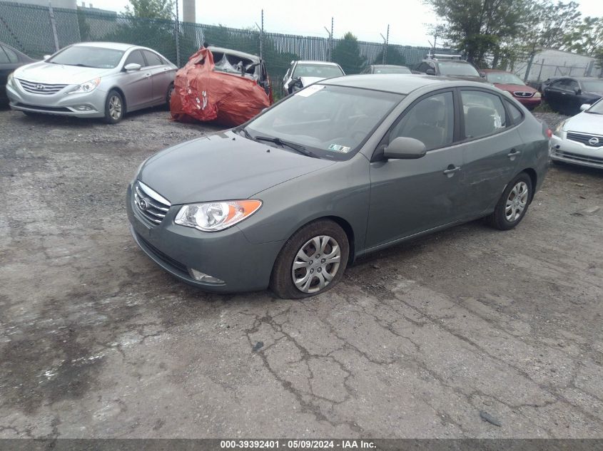 2010 Hyundai Elantra Gls VIN: KMHDU4AD4AU906592 Lot: 39392401