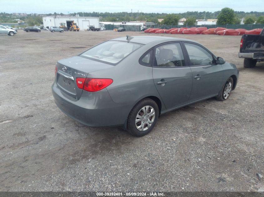 2010 Hyundai Elantra Gls VIN: KMHDU4AD4AU906592 Lot: 39392401