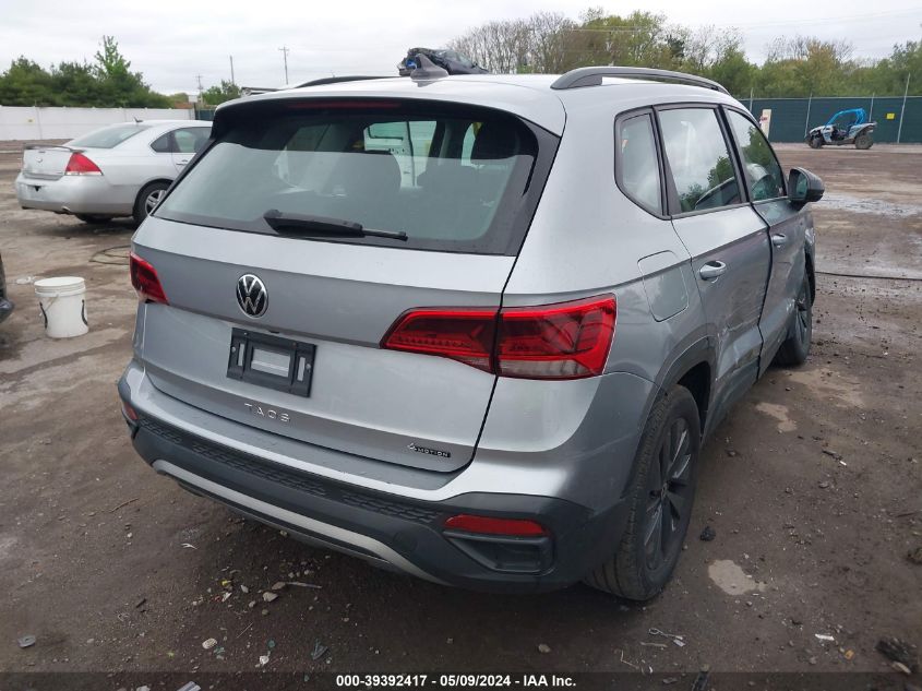 2022 Volkswagen Taos 1.5T S VIN: 3VVAX7B23NM012673 Lot: 39392417