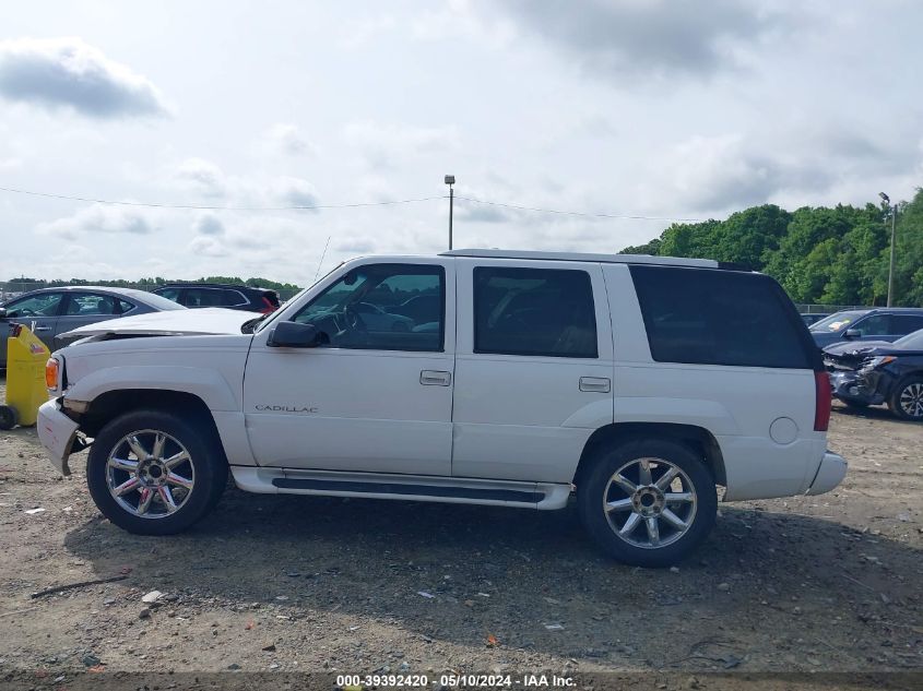 2000 Cadillac Escalade Standard VIN: 1GYEK13R5YR129630 Lot: 39392420