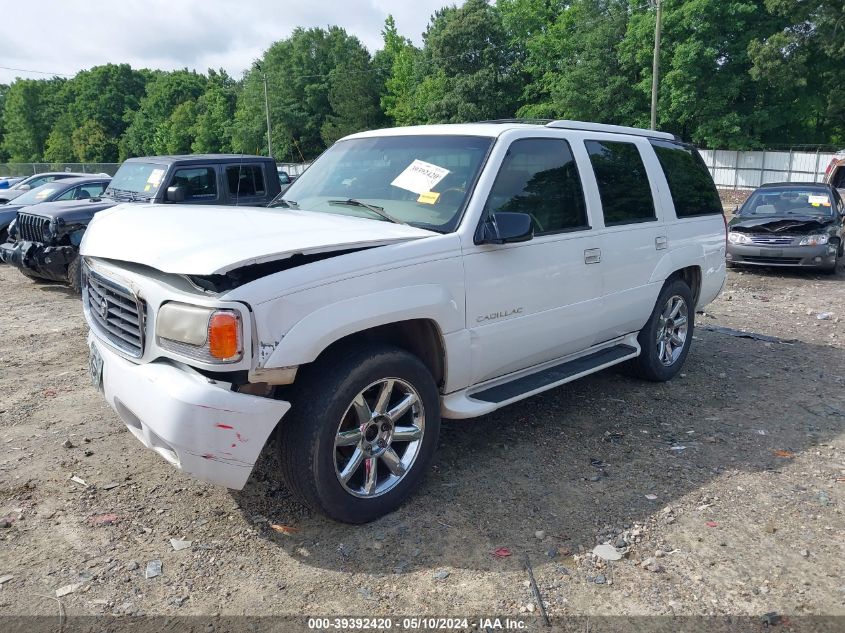 2000 Cadillac Escalade Standard VIN: 1GYEK13R5YR129630 Lot: 39392420