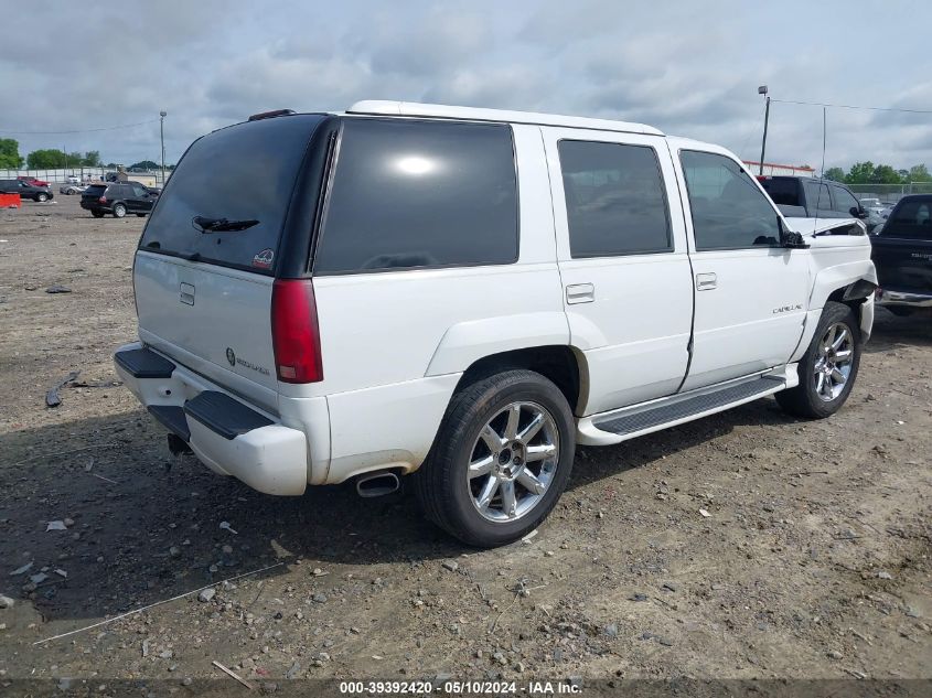 2000 Cadillac Escalade Standard VIN: 1GYEK13R5YR129630 Lot: 39392420