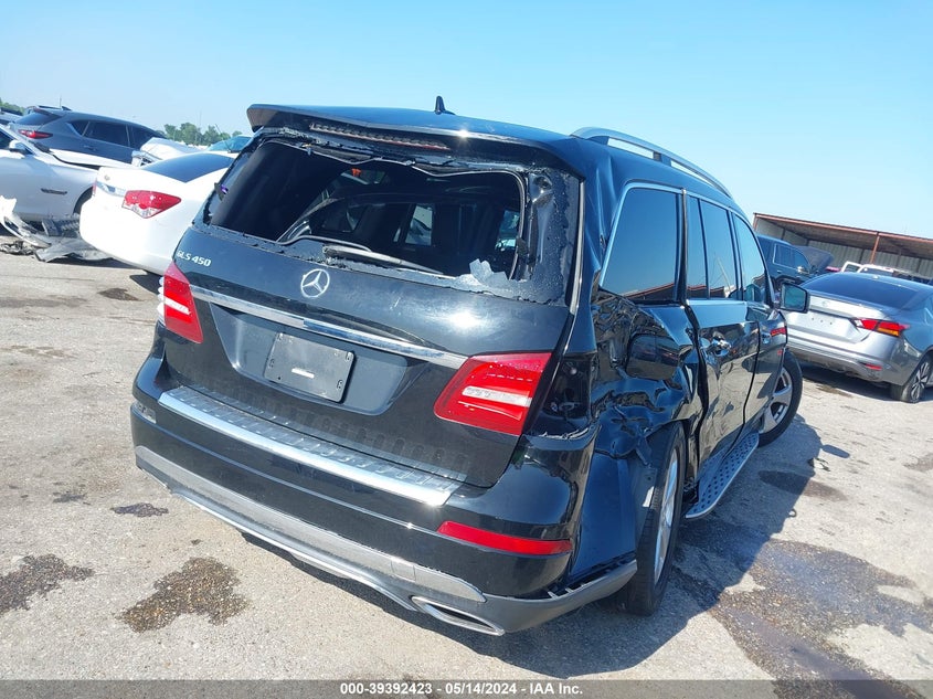 2018 Mercedes-Benz Gls 450 4Matic VIN: 4JGDF6EE8JB057555 Lot: 39392423