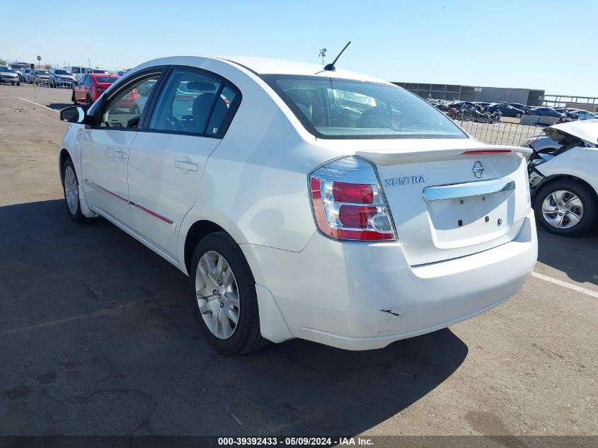 2011 Nissan Sentra 2.0S VIN: 3N1AB6AP6BL628151 Lot: 39392433