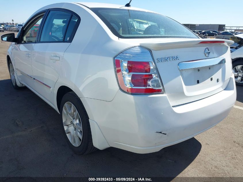 2011 Nissan Sentra 2.0S VIN: 3N1AB6AP6BL628151 Lot: 39392433