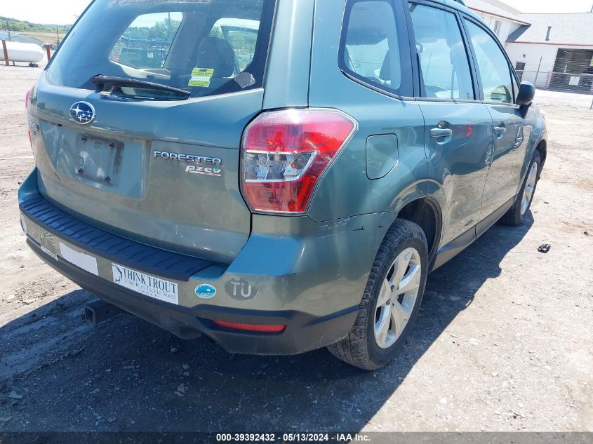 2015 Subaru Forester 2.5I VIN: JF2SJABC1FH549611 Lot: 39392432