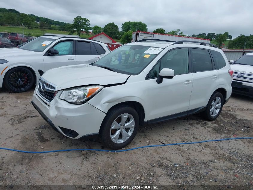 2015 Subaru Forester 2.5I Premium VIN: JF2SJADC5FH824782 Lot: 39392439