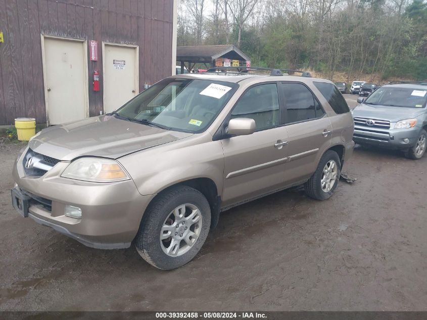 2005 Acura Mdx VIN: 2HNYD18855H526998 Lot: 39392458