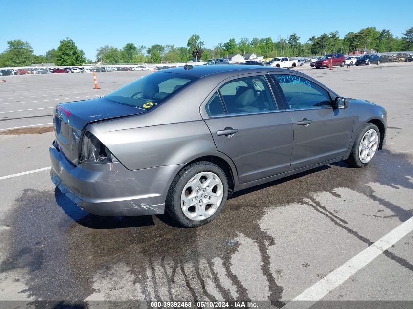 2011 Ford Fusion Se VIN: 3FAHP0HA3BR251275 Lot: 39392468