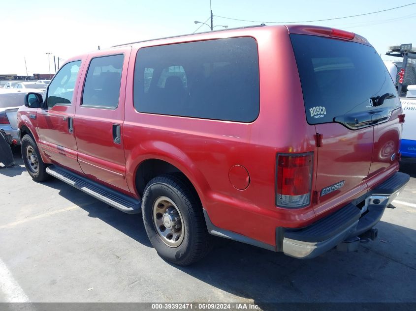 2004 Ford Excursion Xls/Xlt VIN: 1FMNU40L54EA71159 Lot: 39392471