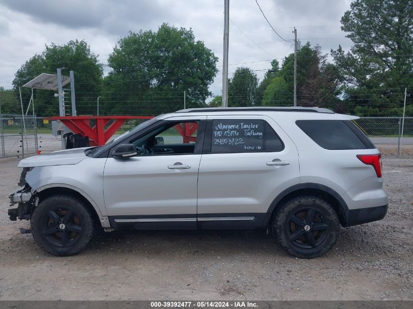 2017 Ford Explorer Xlt VIN: 1FM5K8D84HGA72512 Lot: 39392477