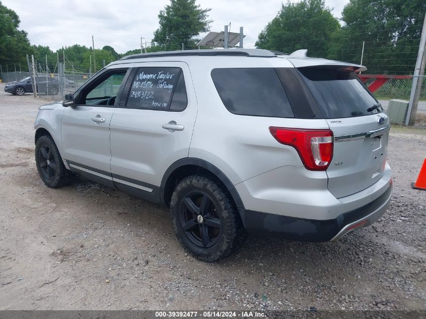 2017 Ford Explorer Xlt VIN: 1FM5K8D84HGA72512 Lot: 39392477