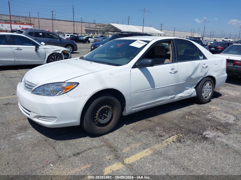 2004 Toyota Camry Le VIN: 4T1BE32K24U365820 Lot: 39392491